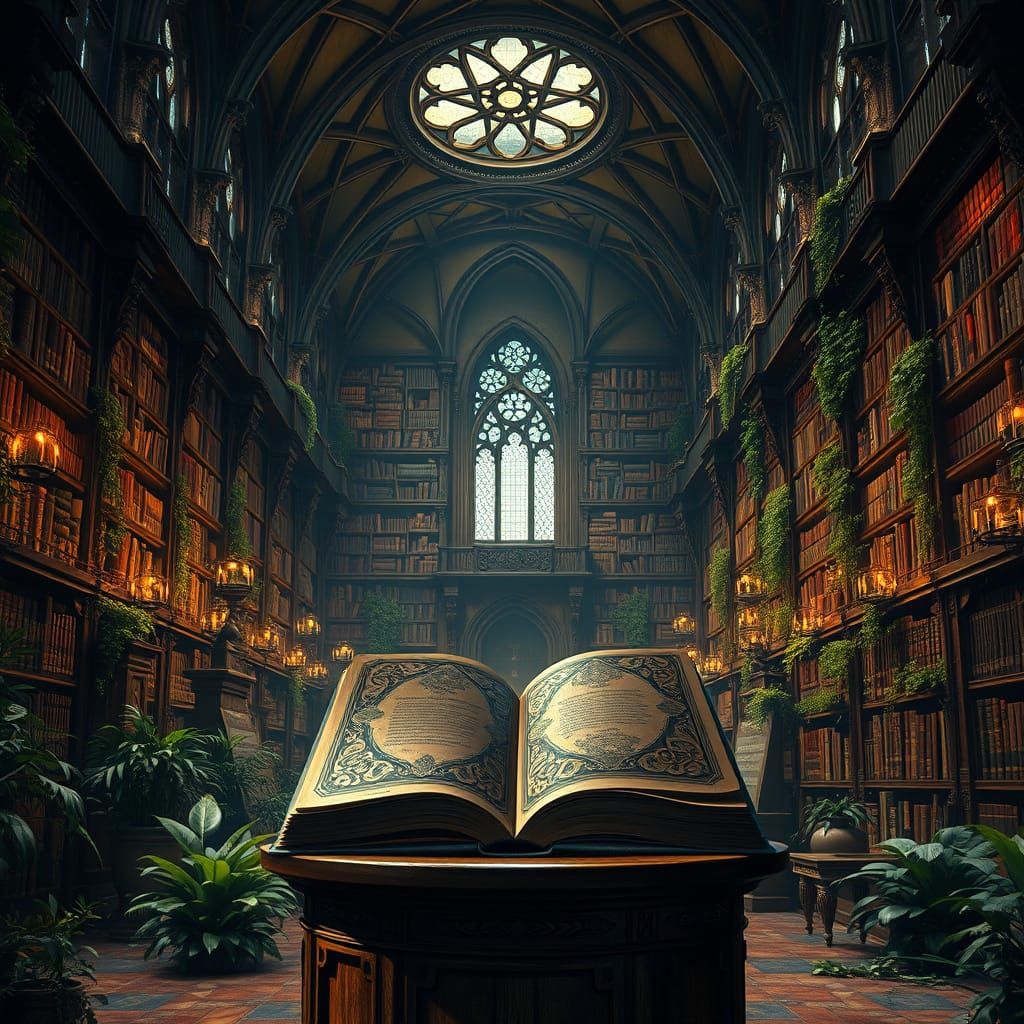 Könyvtár  by @Mandala17