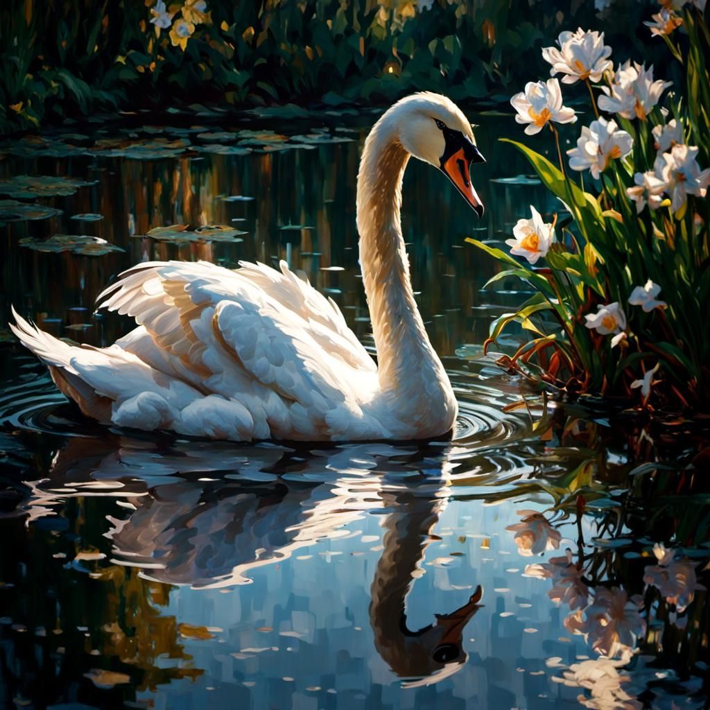 Swan Lake  by @Swiss Army Squid