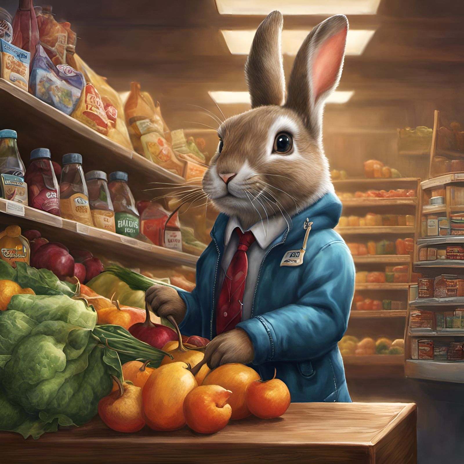 Grocery Checkout  by @icyani