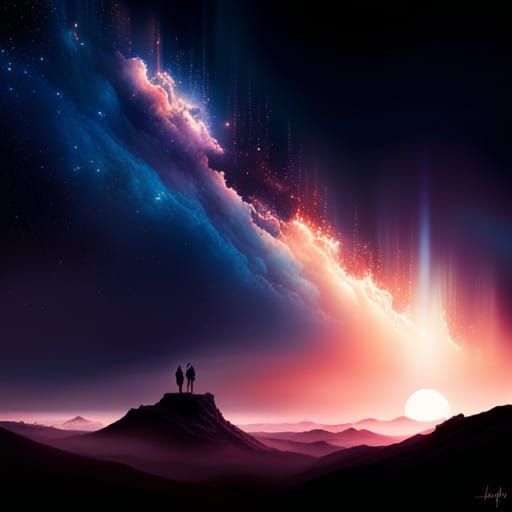 Night Sky  by @Thiago Dias