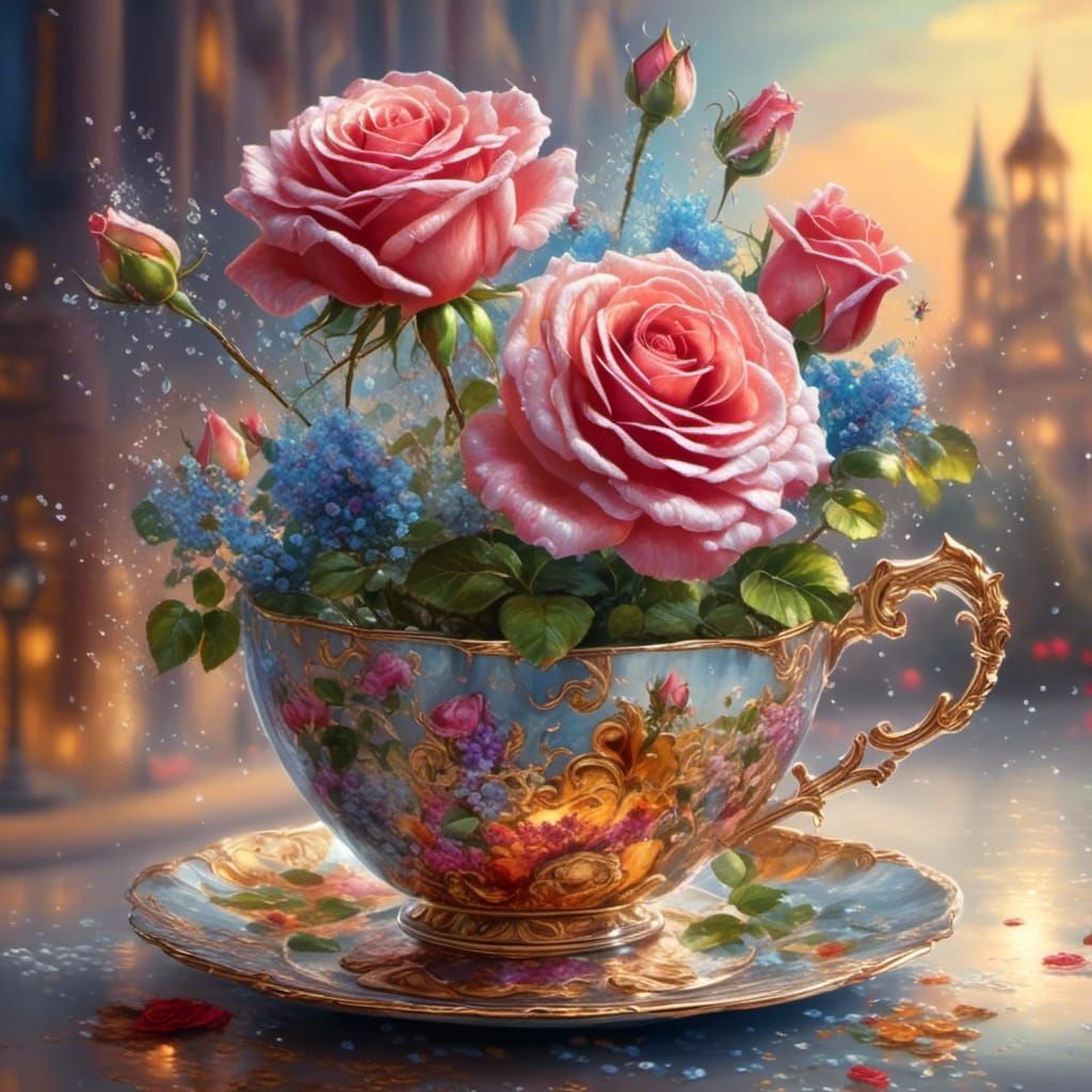 Flower little world