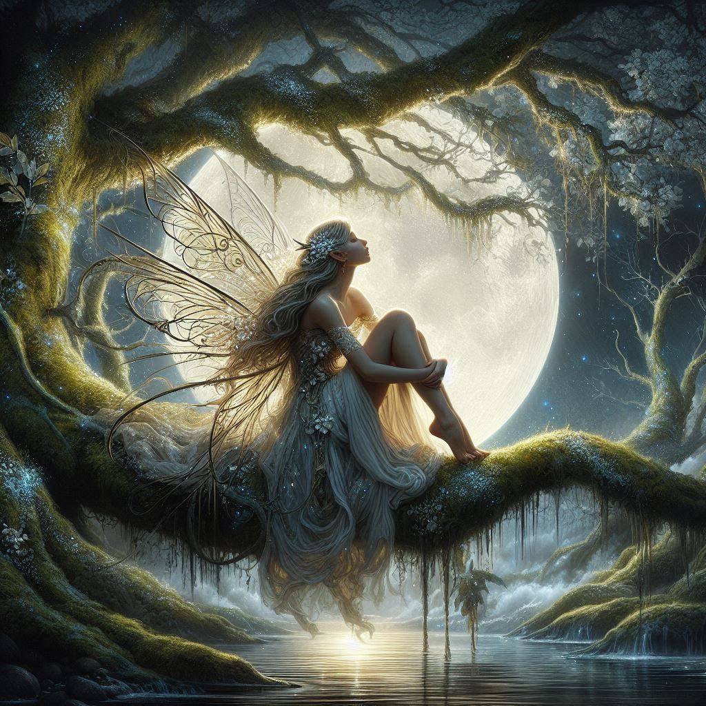 Moonlight fairy 2  by @Superbear