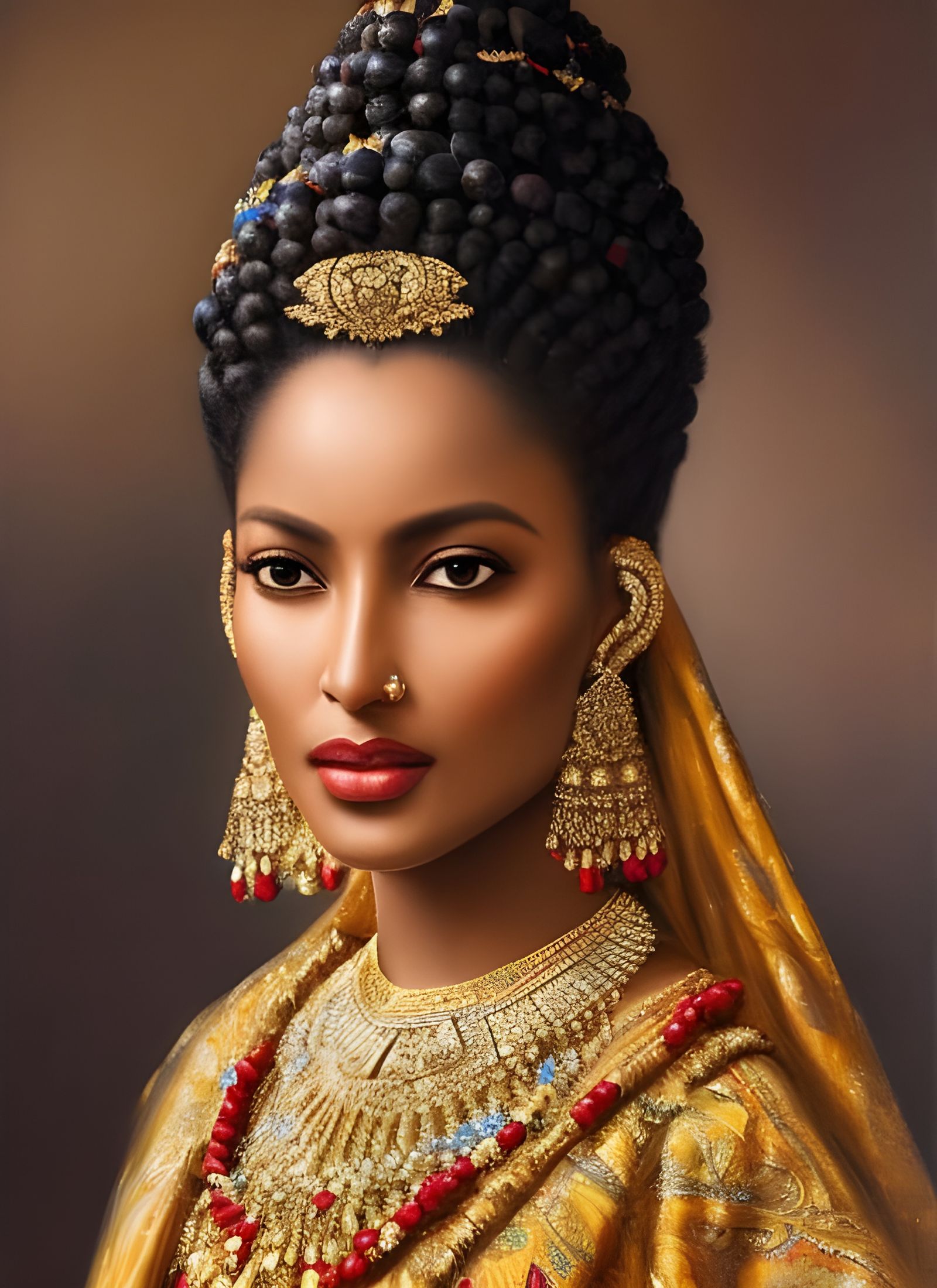 Princess of Ethiopia (by Pino Daeni) - AI Generated Artwork - NightCafe ...