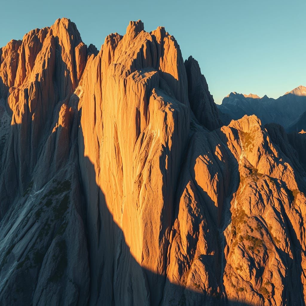 Majestic Alpine Landscape at Golden Hour