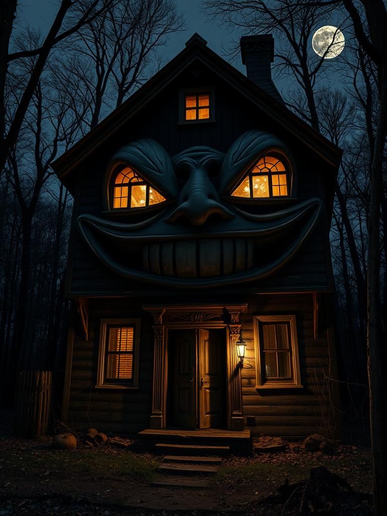 That house in the forest  by @MaZZackie