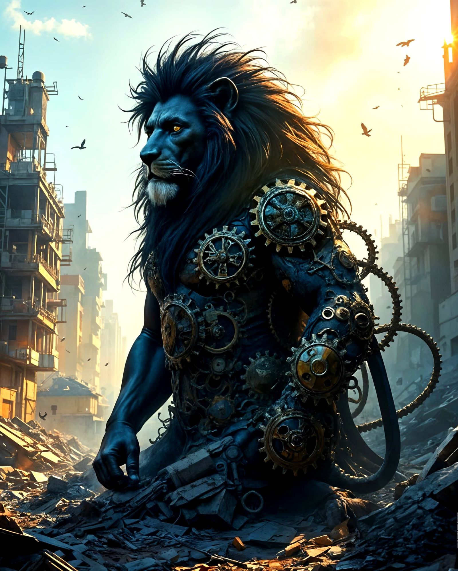 Steampunk Lion King