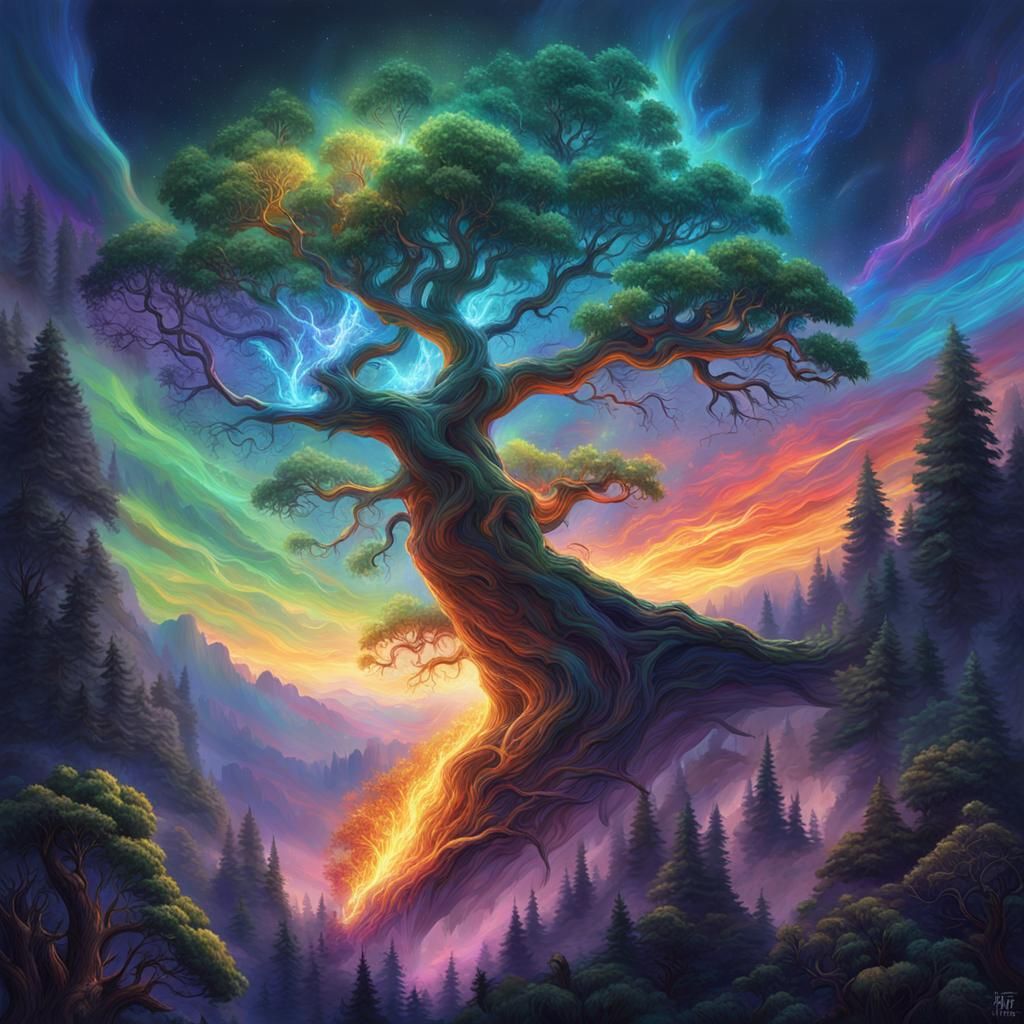 Vibrant sky