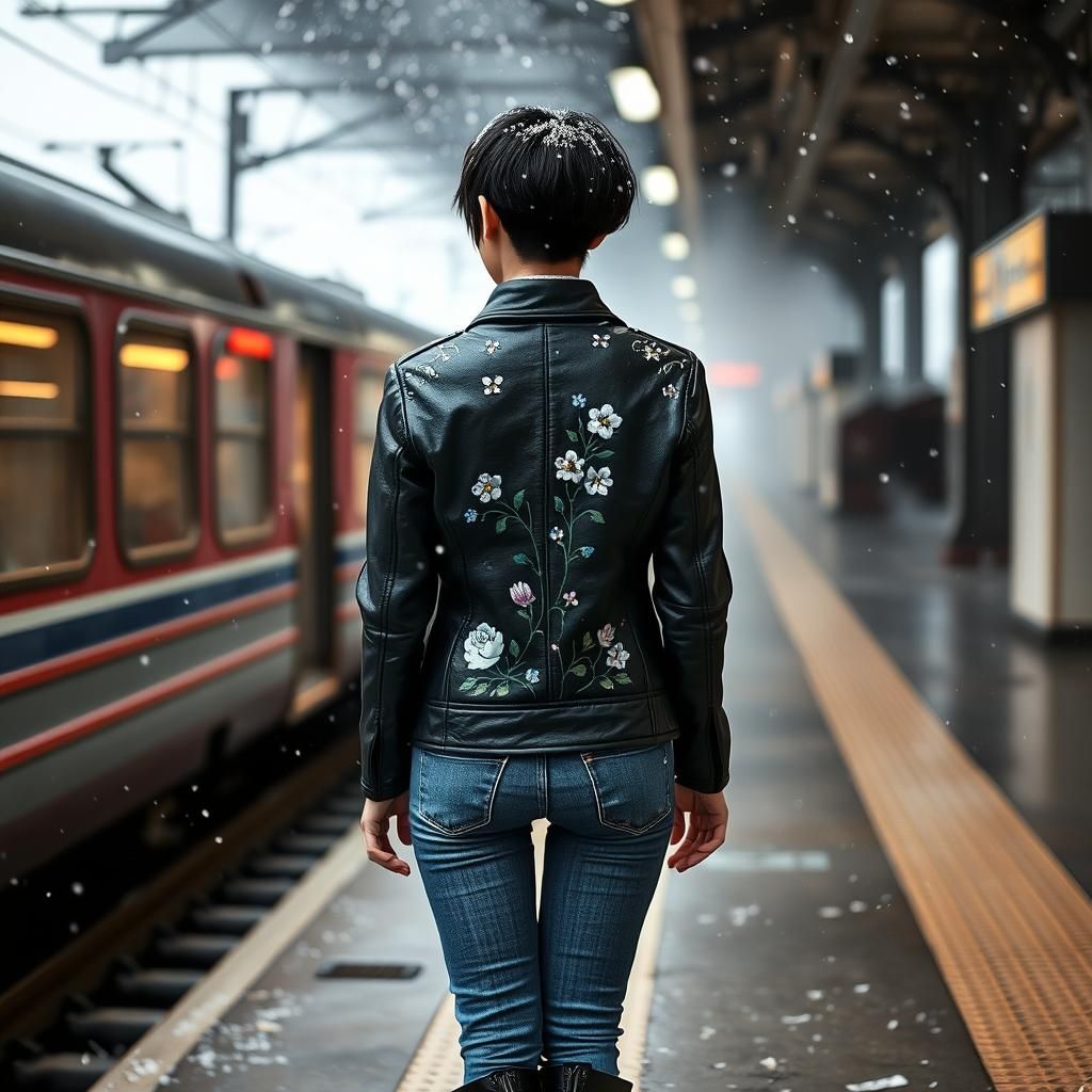 Me in the train station