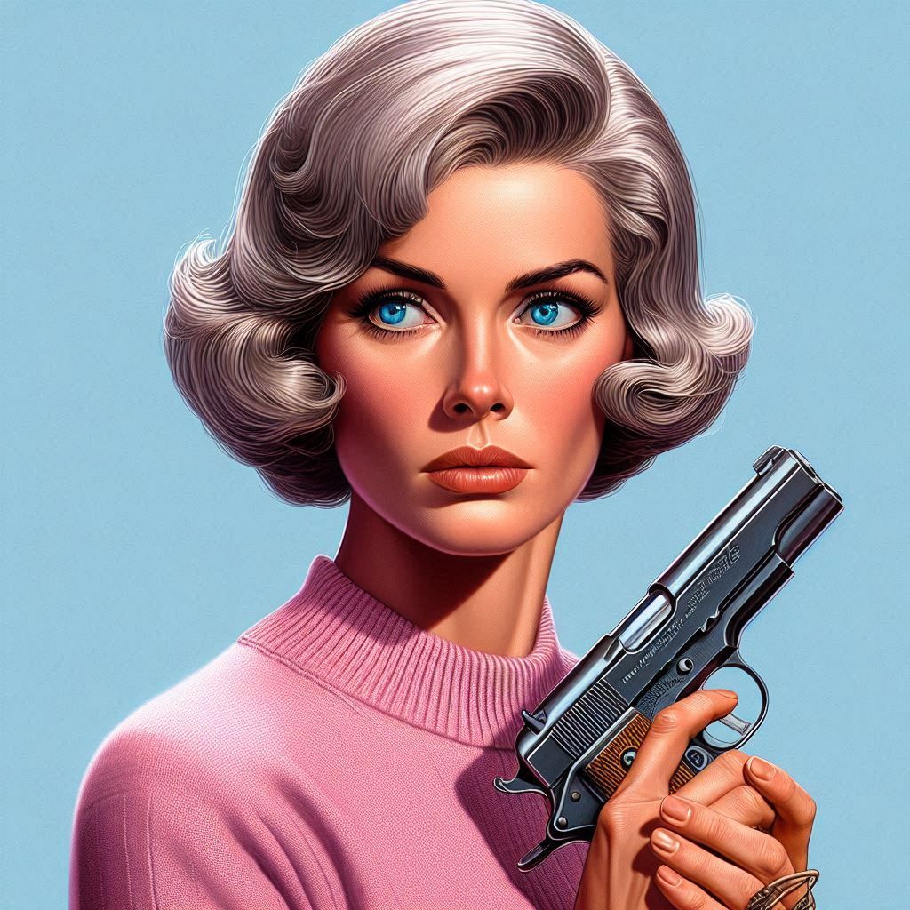 I think she means business.