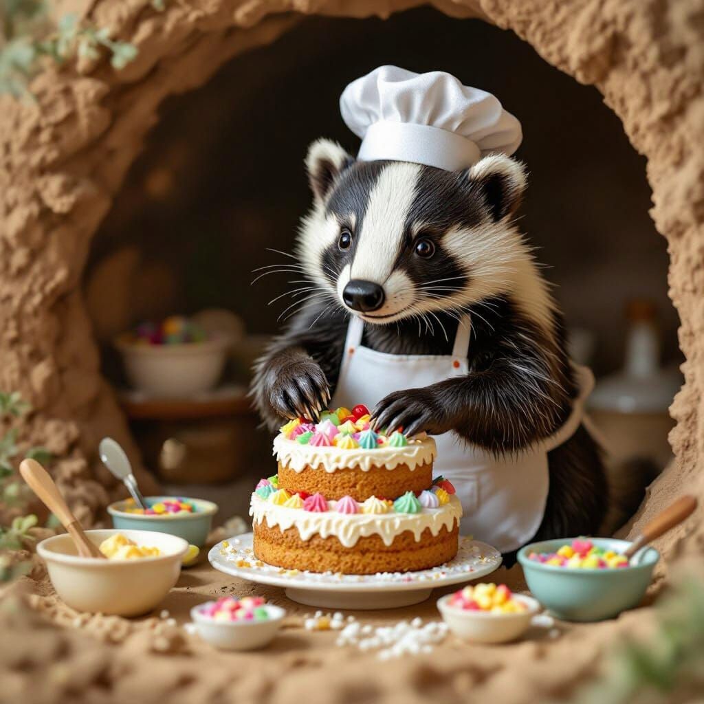 Badger Chef  by @Sebastian