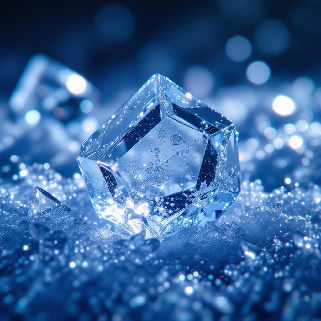 Macro lens photo of a sugar crystal.  by @Starkllr