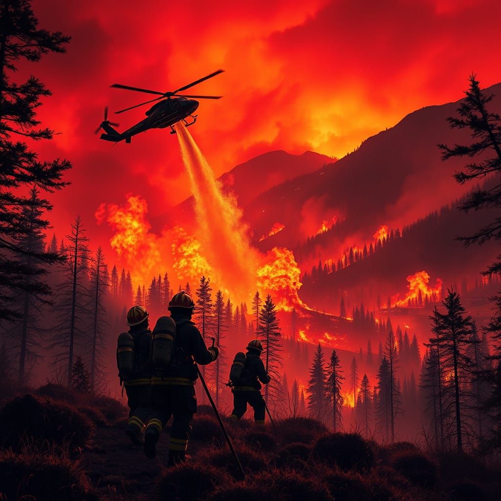 Fire Red  by @LynnDi