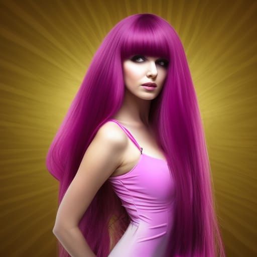 Beautiful glamorous elegant fantasy princess with extremely ...