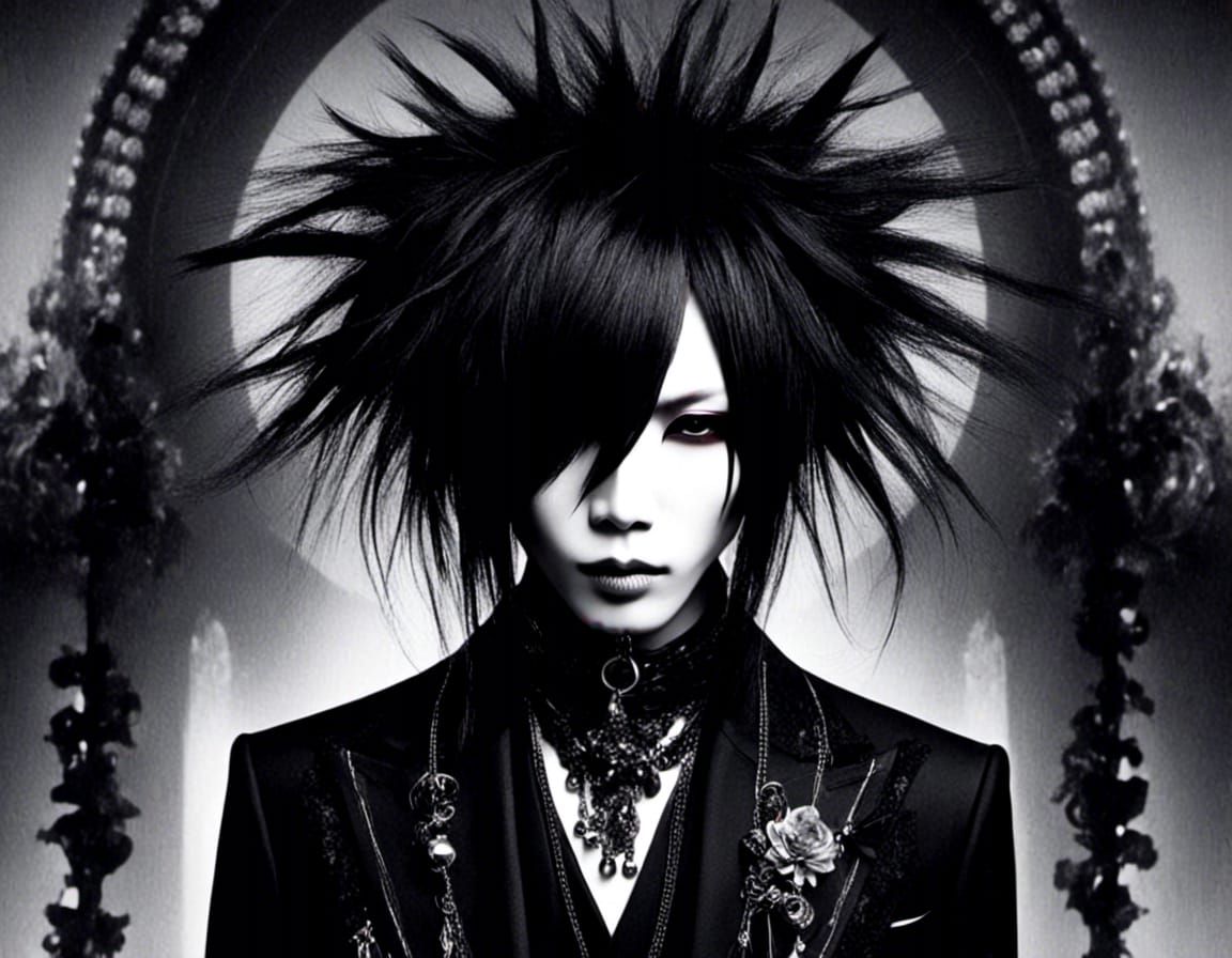 gothic japanese guy