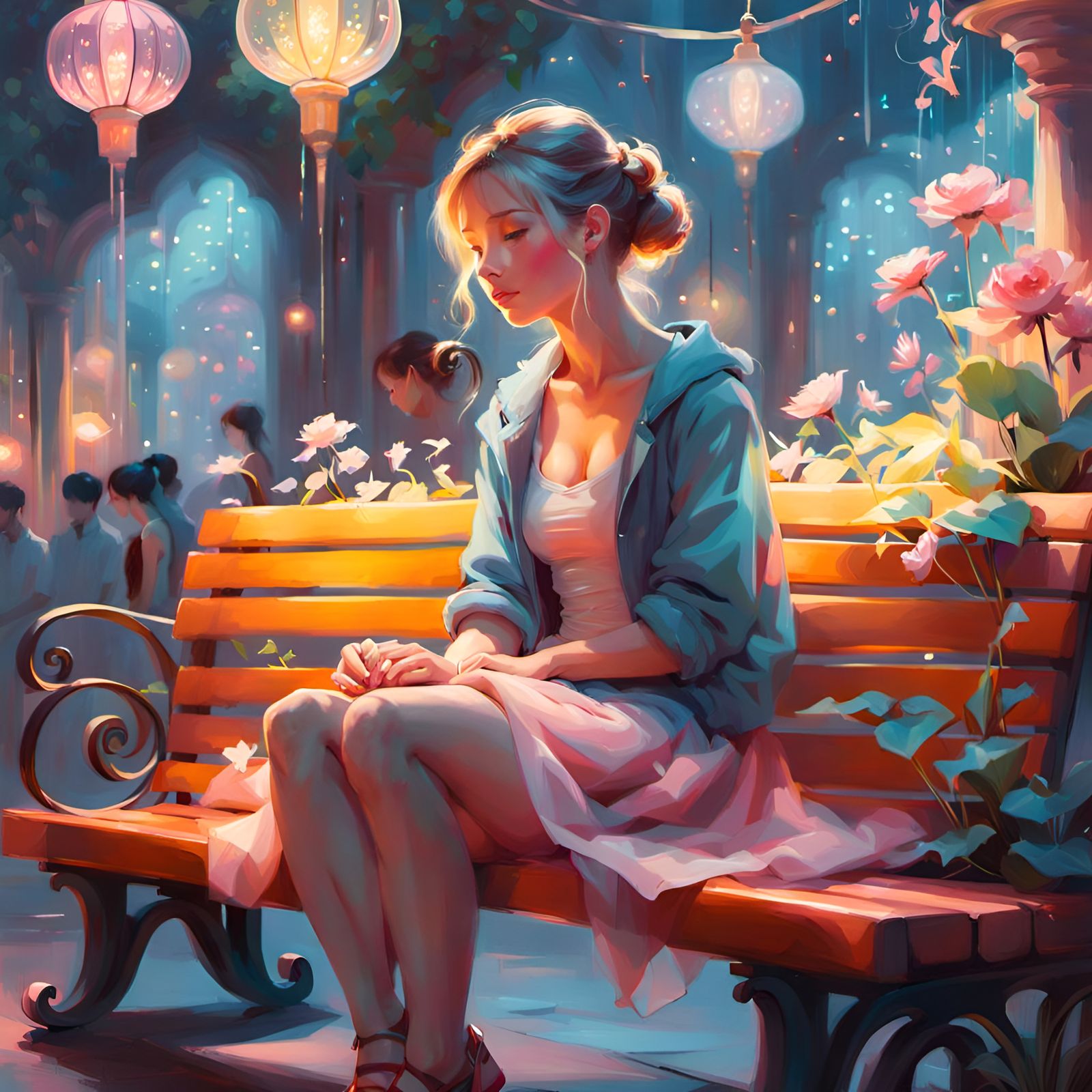 Waiting for someone
