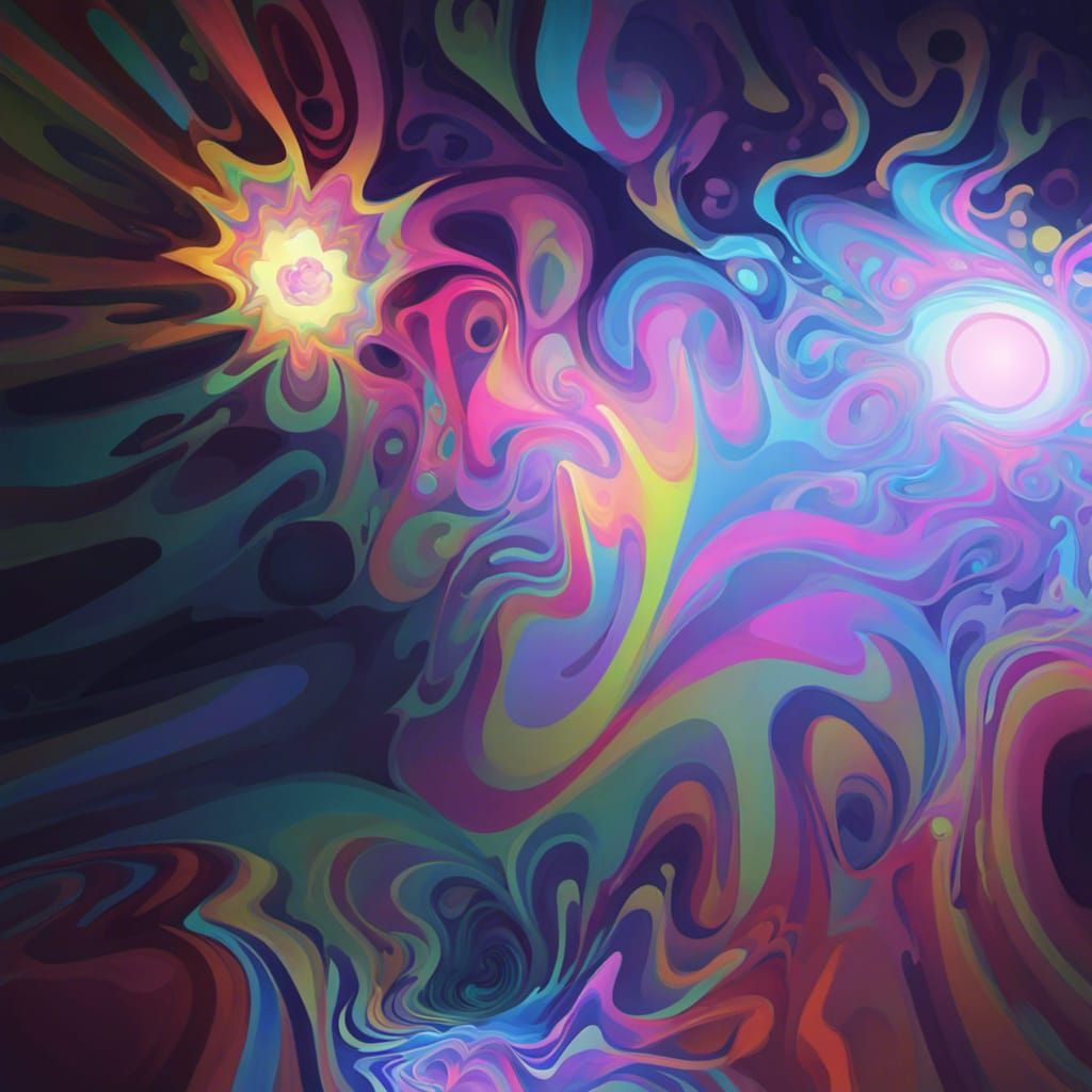 Psychedelic mushroom man