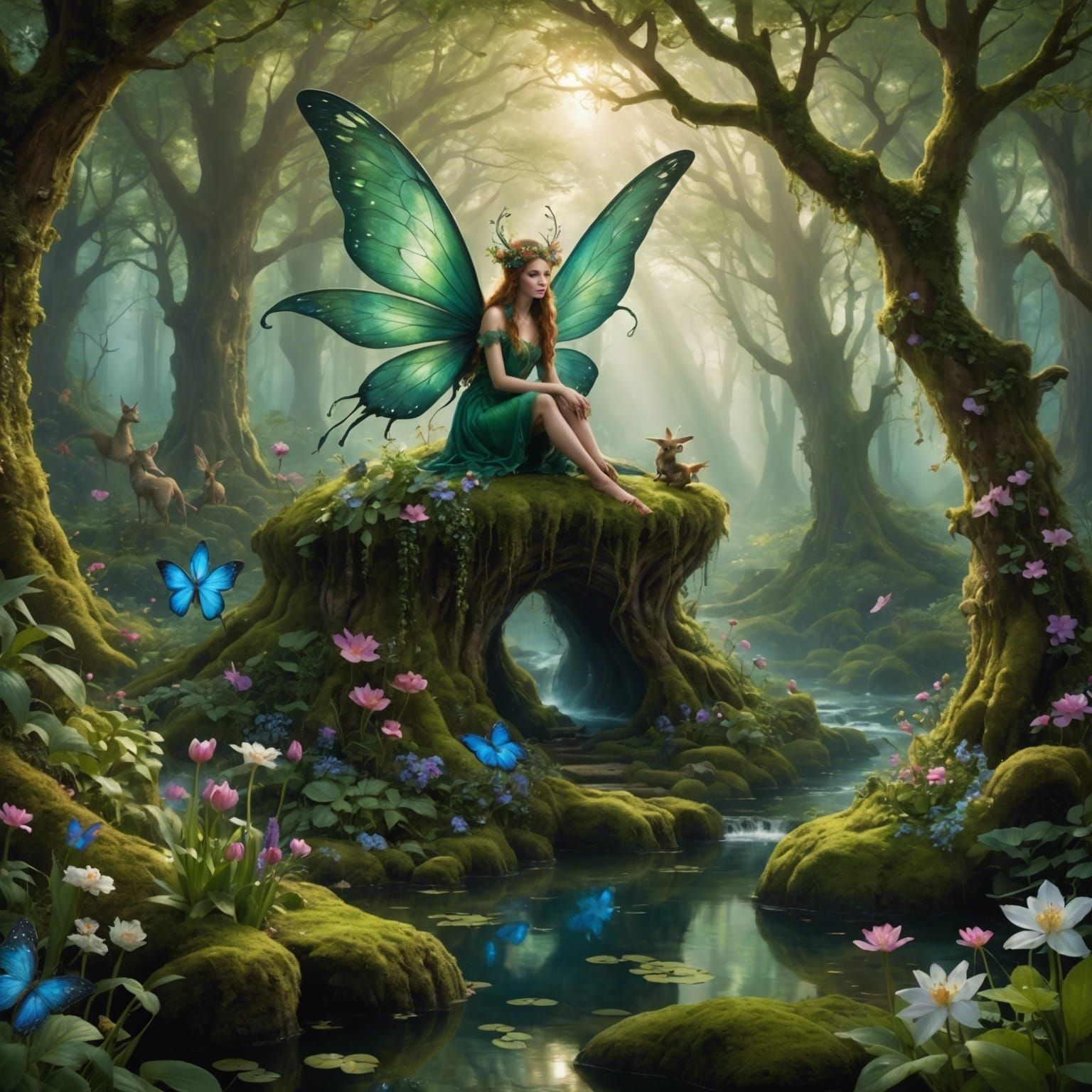 Mythical Realm of Faerie - AI Generated Artwork - NightCafe Creator