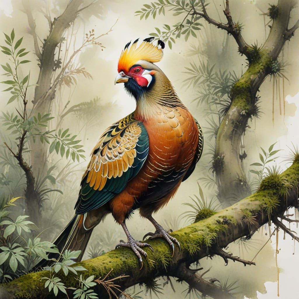 Golden Pheasant   by @AlfredStephen