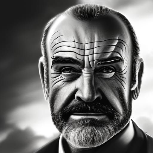 Sean Connery AI Generated Artwork NightCafe Creator