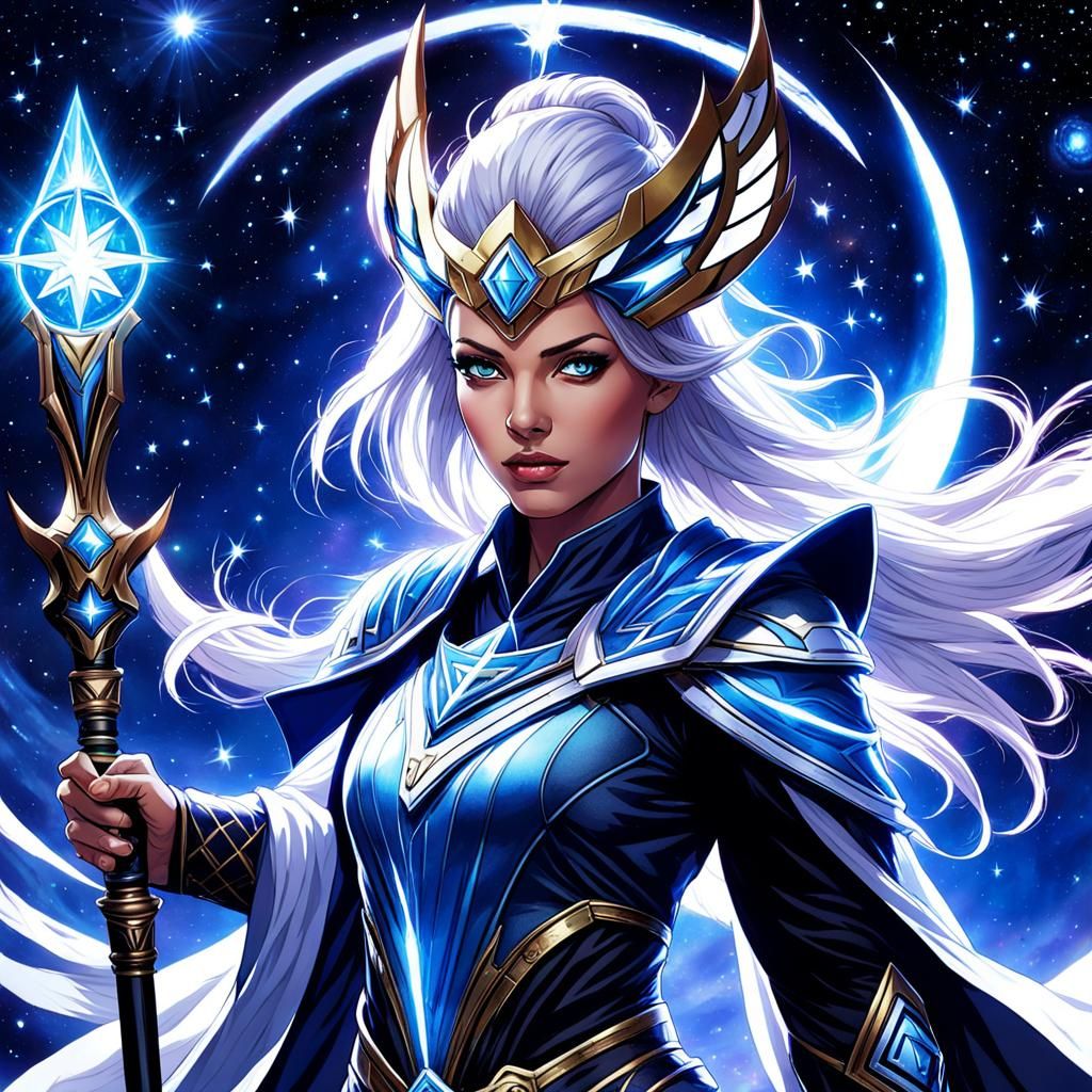 Elara the Starborn: Role: Sorceress Background: Born during a celestial ...