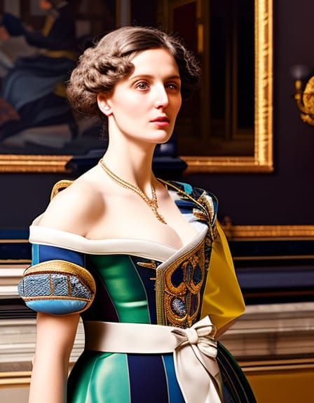 street photography, rococo, symbolist painting, roman mosaic...