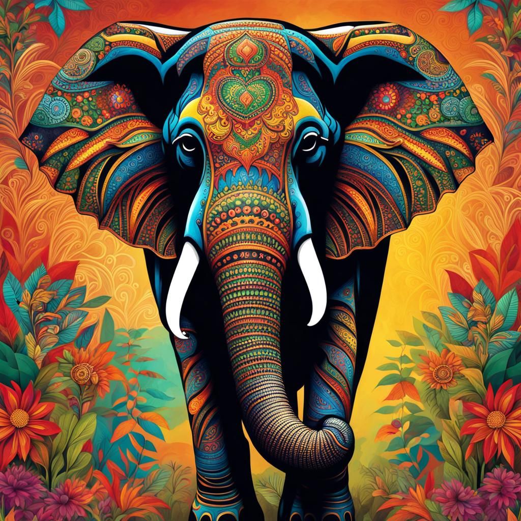 Elephant 1  by @Kallistratia