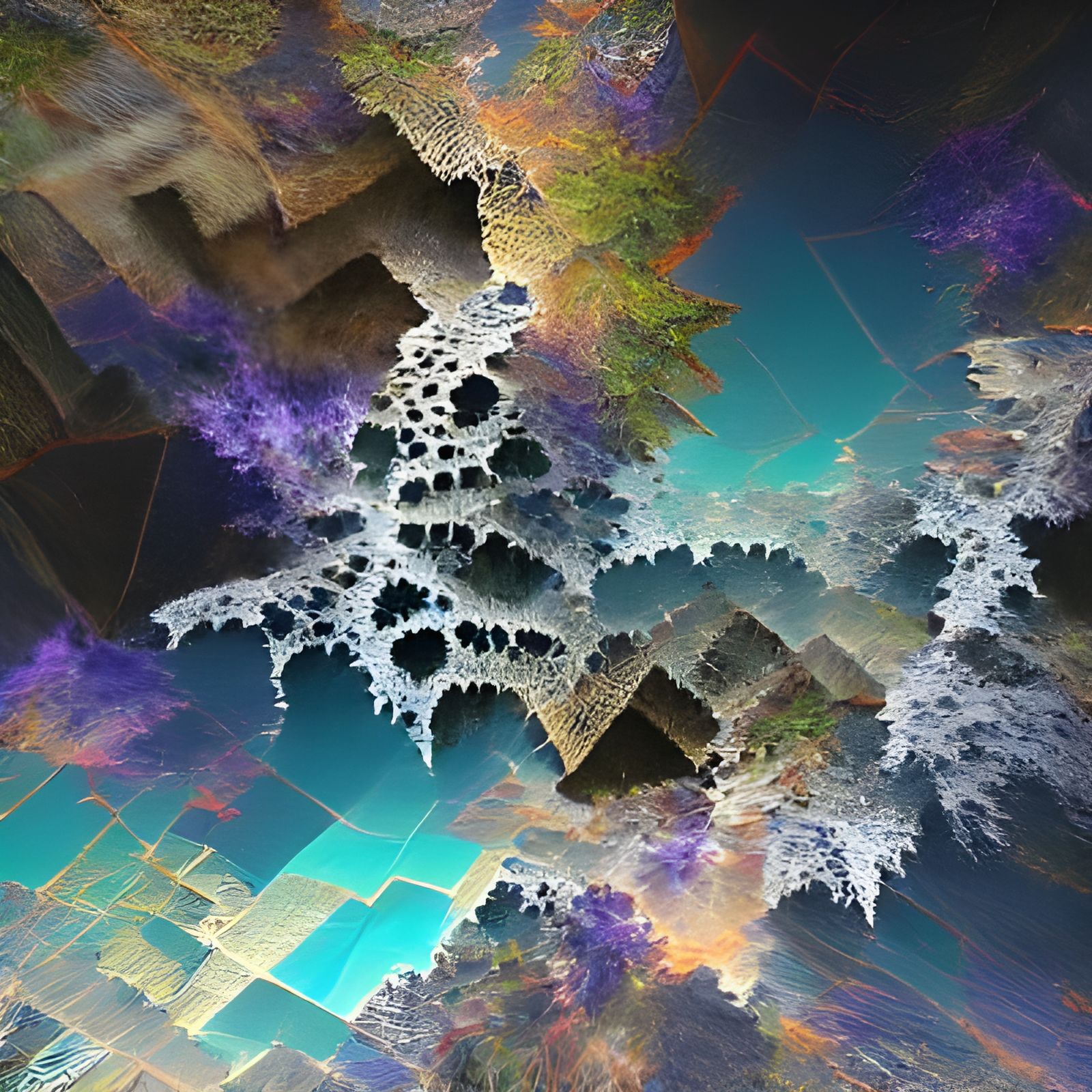 Falling Into the Fractal Void