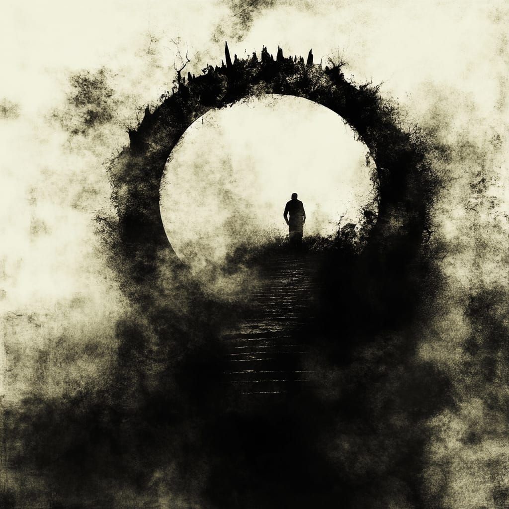 Fantasy Inside Nothingness Elements Lifeform Under Astral Re...