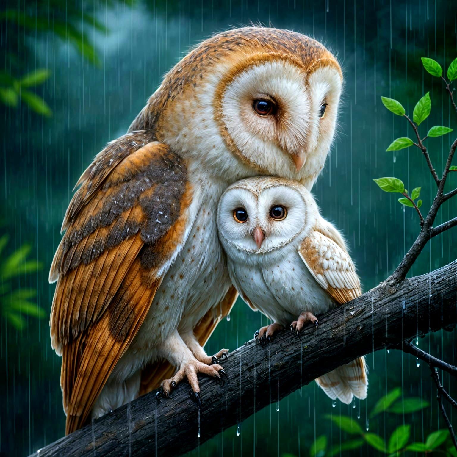 barn owls  by @Spearmint