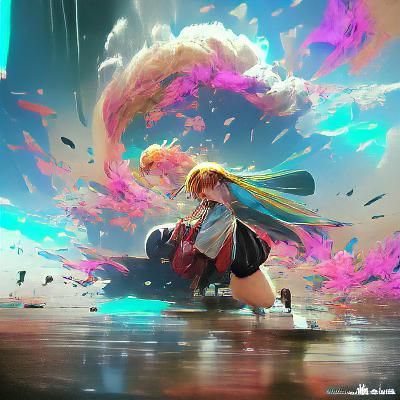 Anime storm - AI Generated Artwork - NightCafe Creator