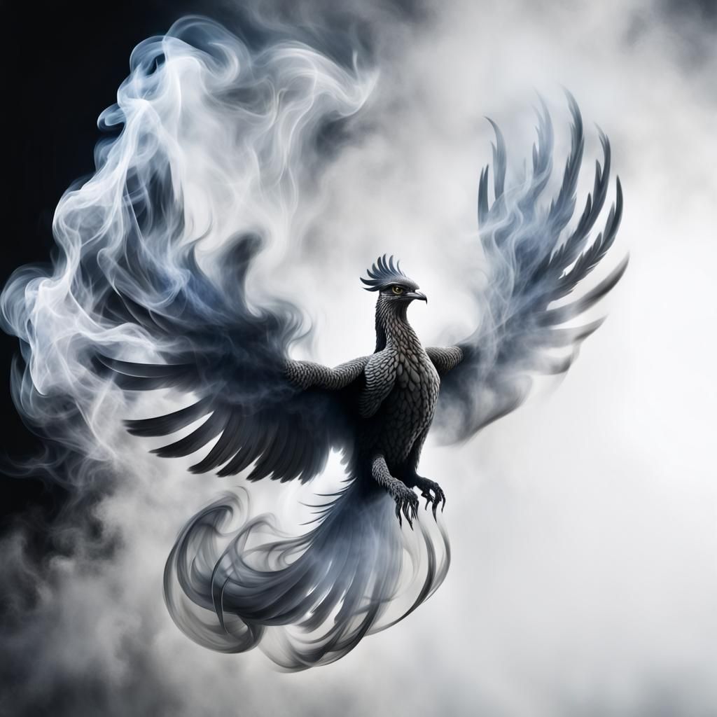 Smoke Phoenix  by @JokeStirrer