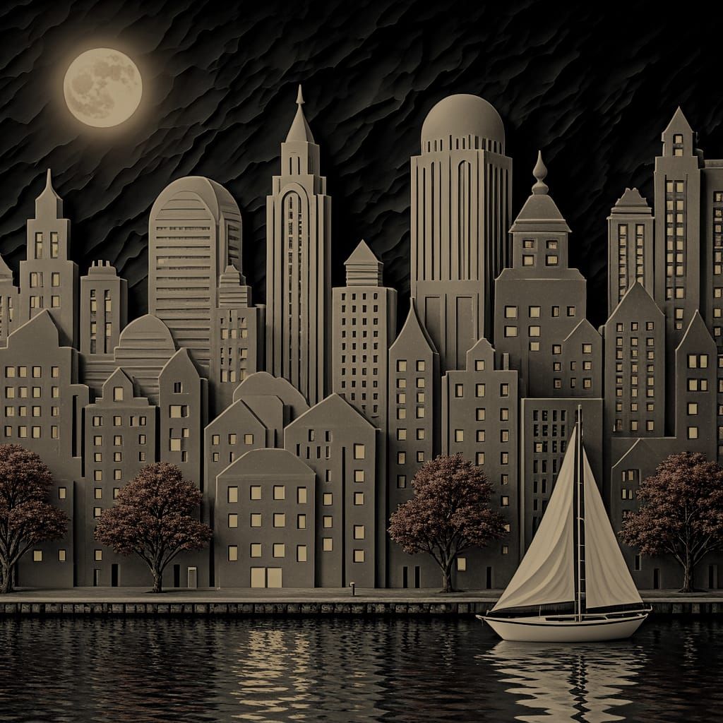 "Metalbold Cityscape"