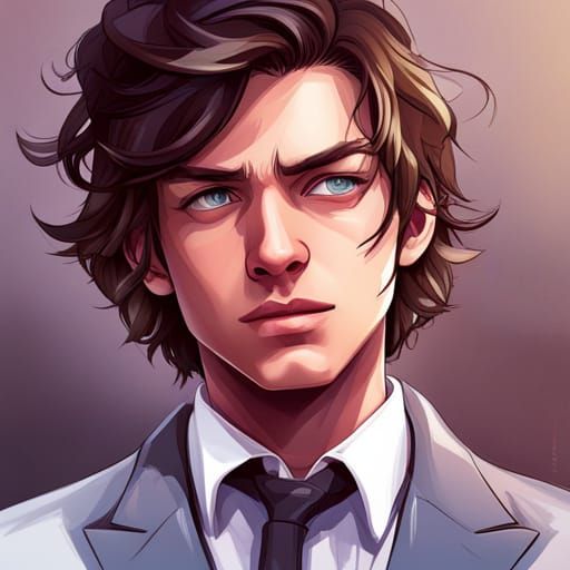 Handsome Teenage Boy - AI Generated Artwork - NightCafe Creator