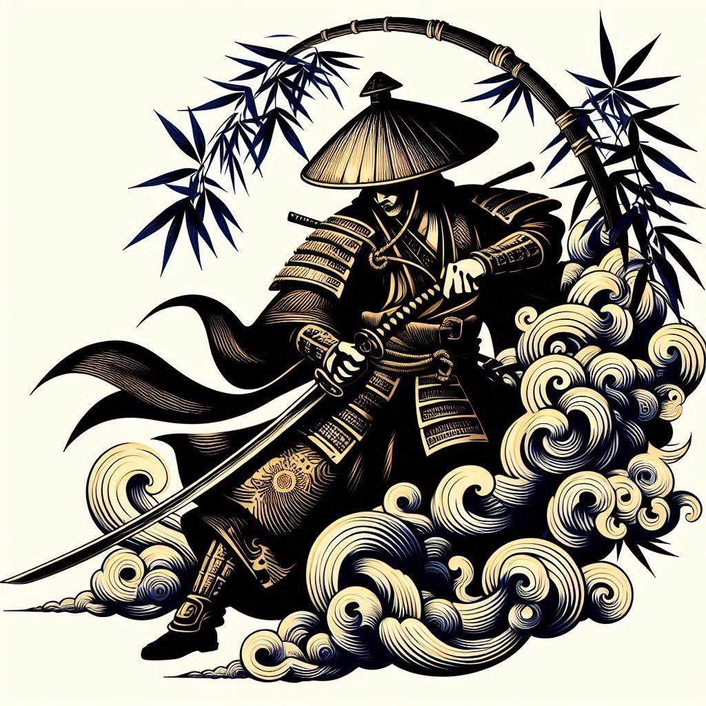 In the style of Sesshu Toyo