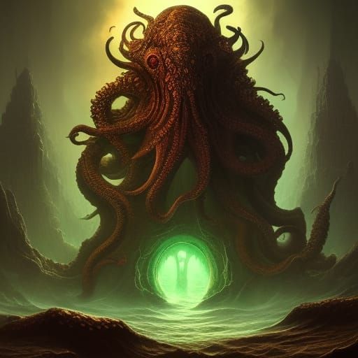 cthulhu - AI Generated Artwork - NightCafe Creator