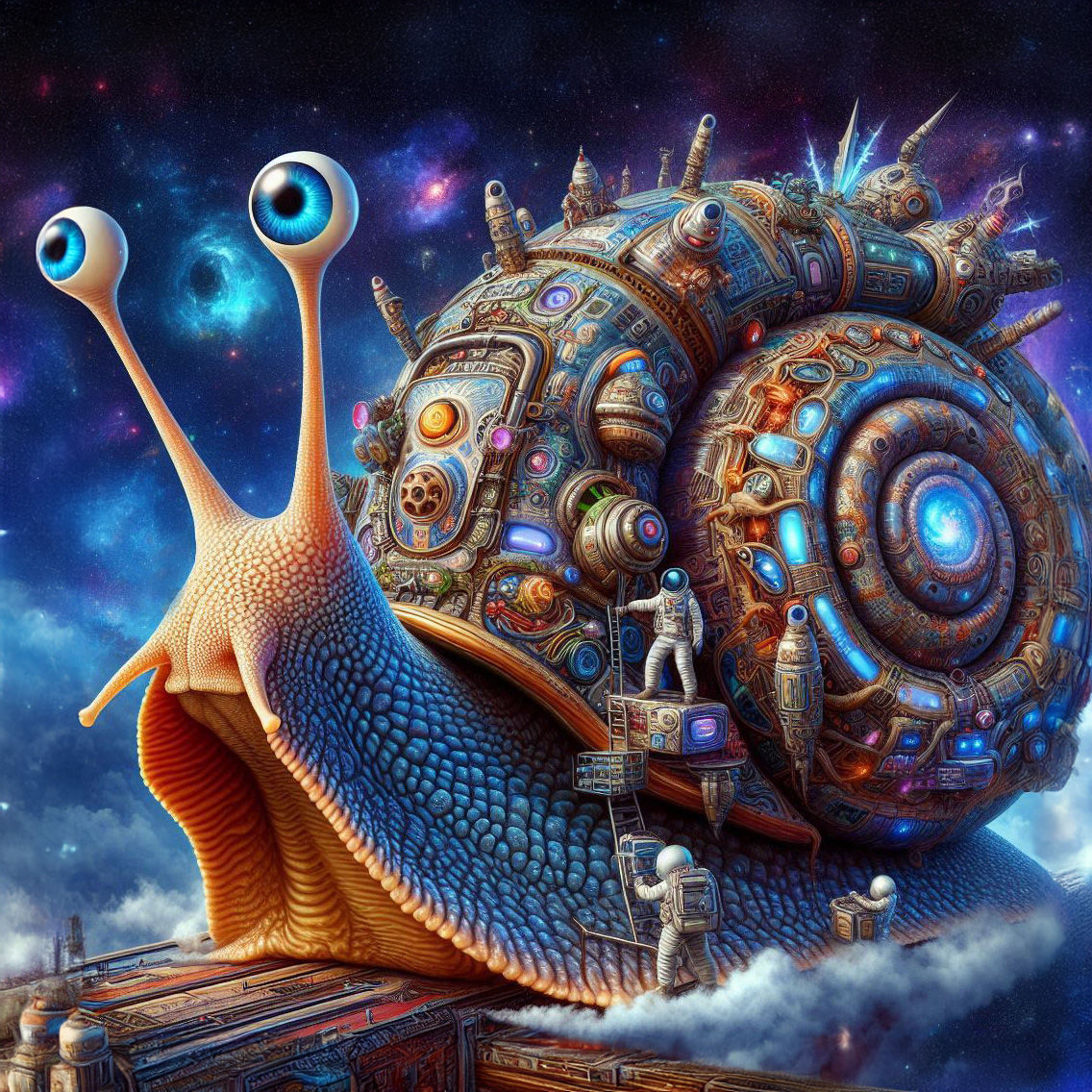 Cosmic Snail spaceship