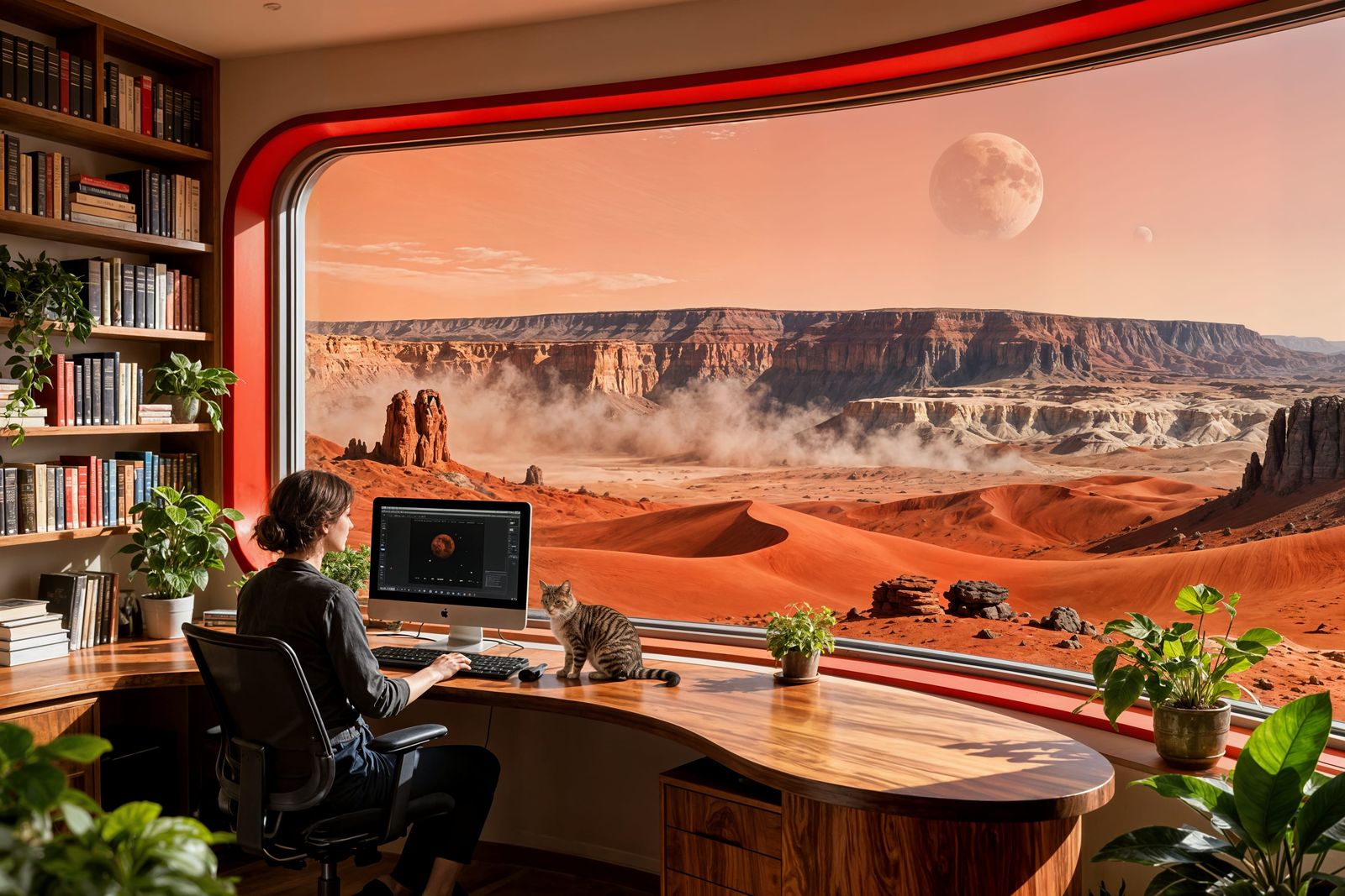 Home Office  by @Foul Rabbit