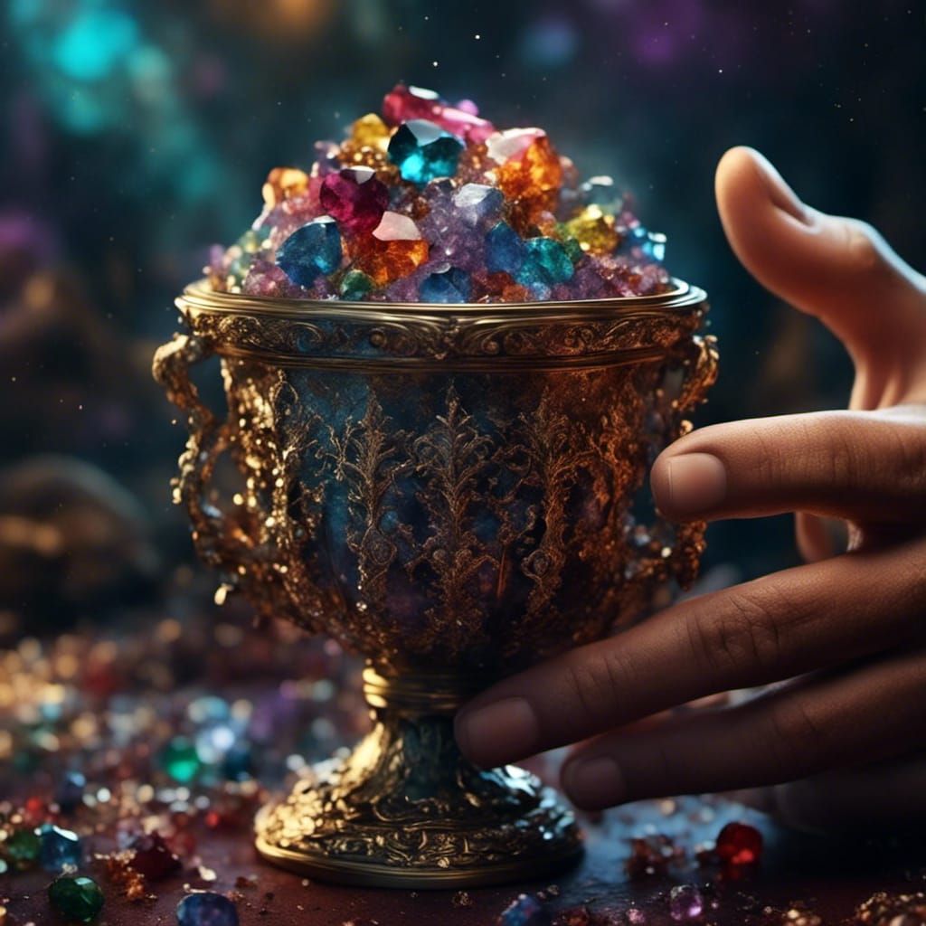 To a man dying of thirst in the desert...