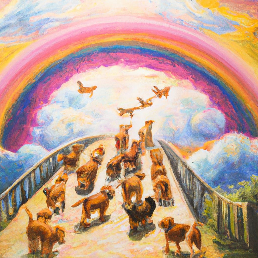 Rainbow bridge - AI Generated Artwork - NightCafe Creator