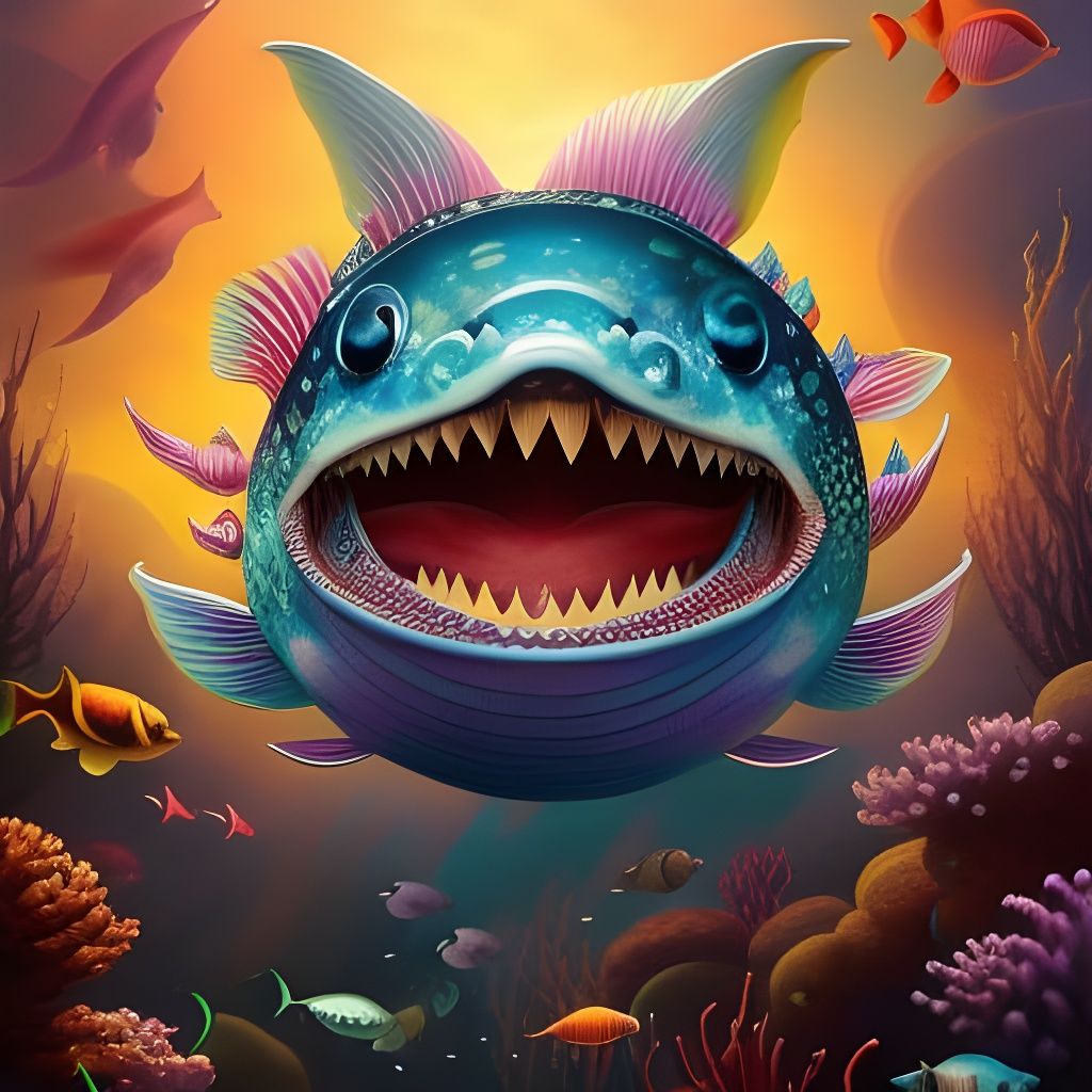 Hungry shark