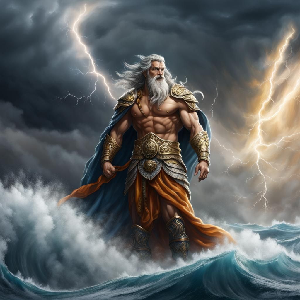 Ancient god of storms - AI Generated Artwork - NightCafe Creator