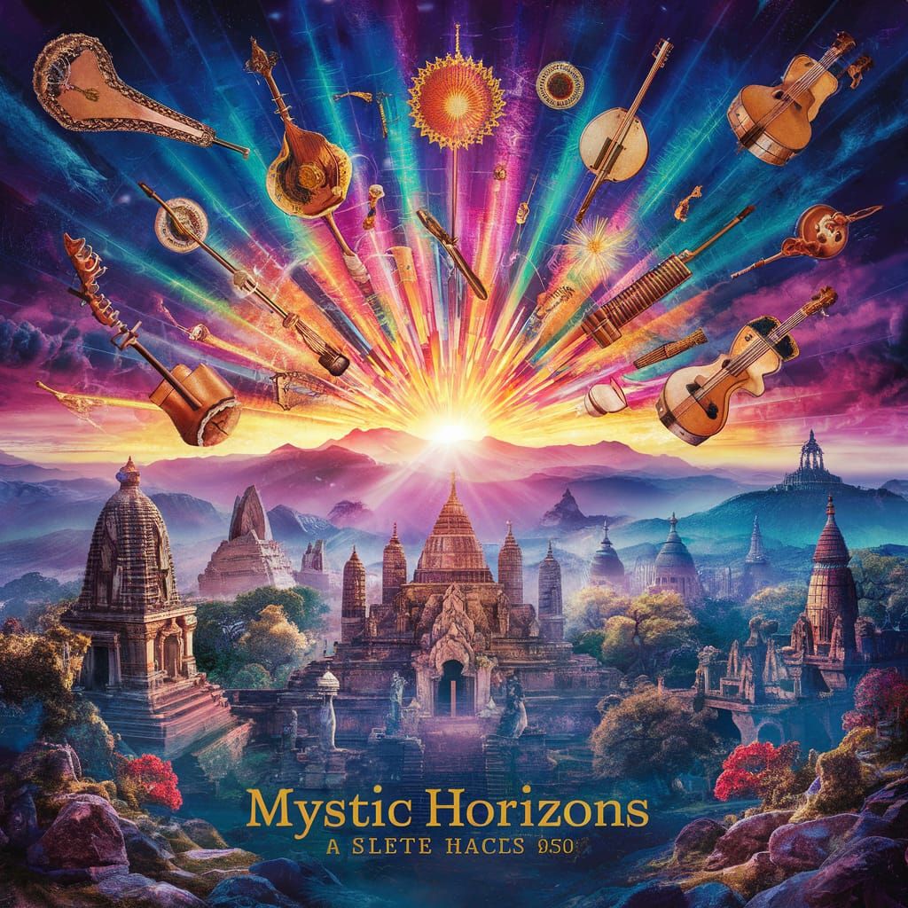 World Music Ethno Album Cover "Mystic Horizons"