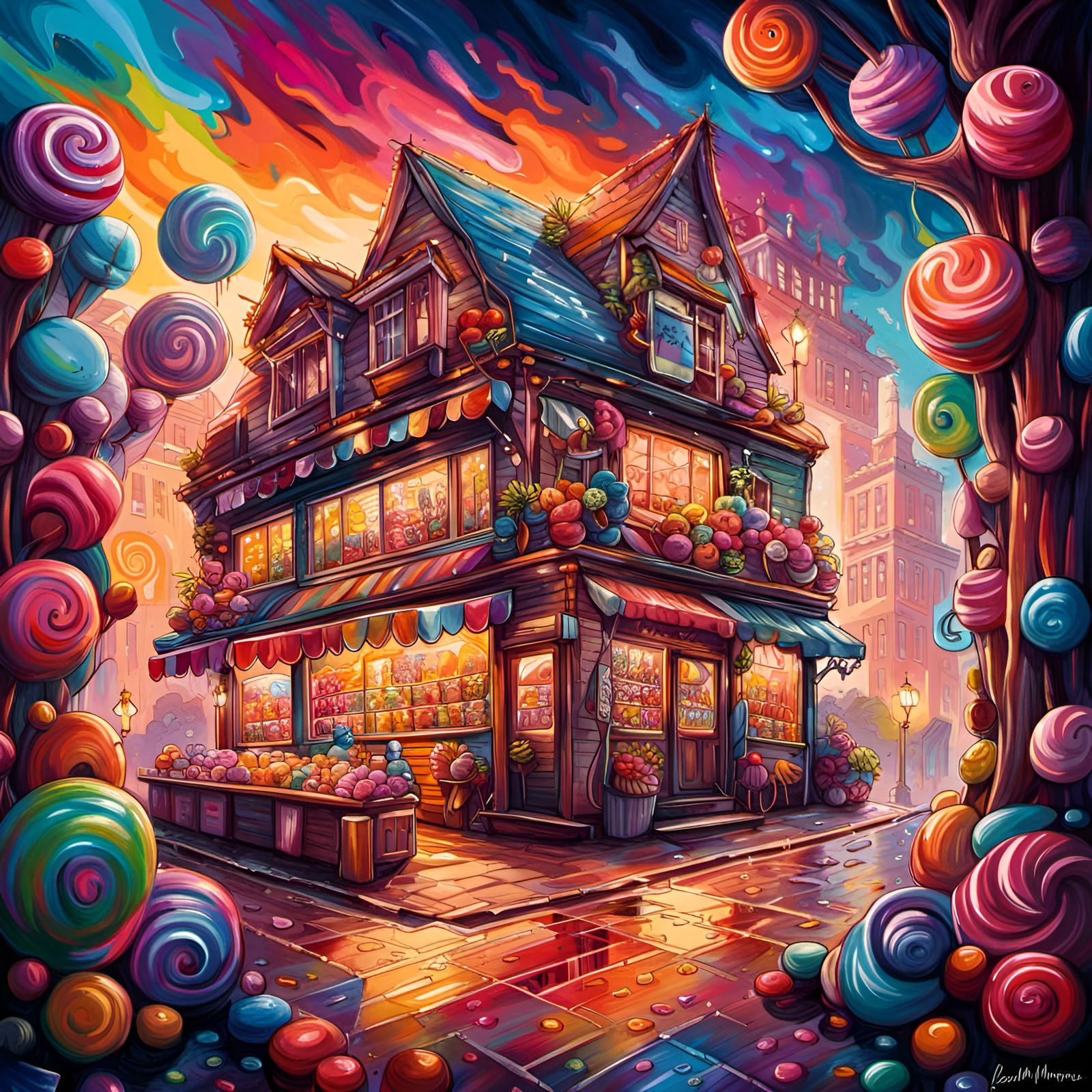 Candy shop   by @GoldenGoose