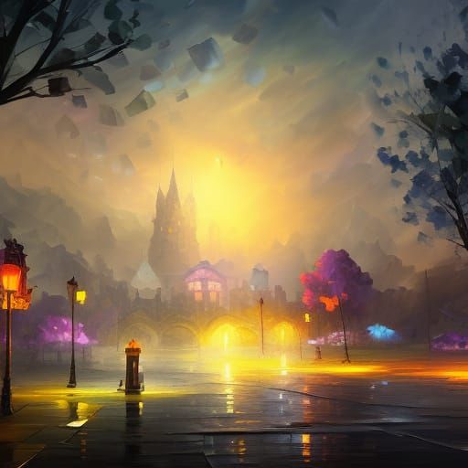 Rain afterglow