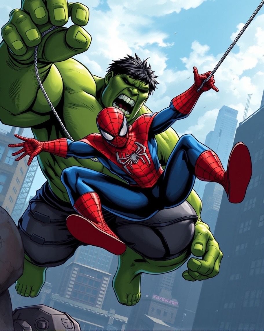 Spider-Man Vs Hulk.