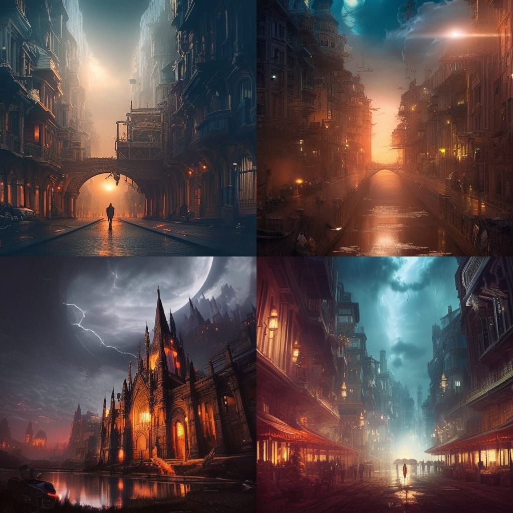 Words are buried in the sounds of night