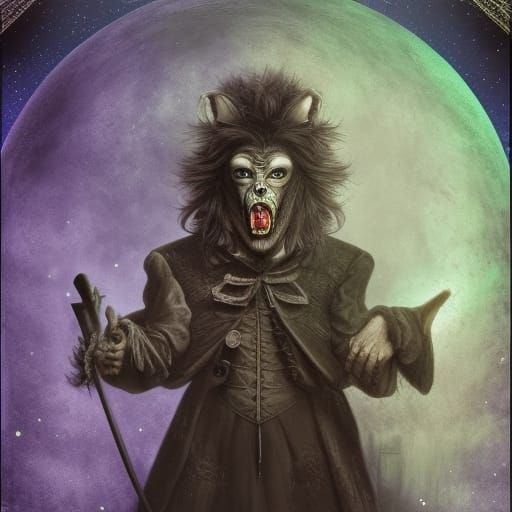 17th century gentleman werewolf - AI Generated Artwork - NightCafe Creator