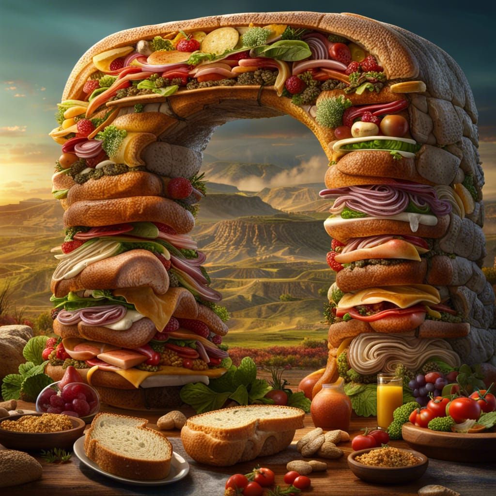 The Portal to Sandwichland  by @skallie