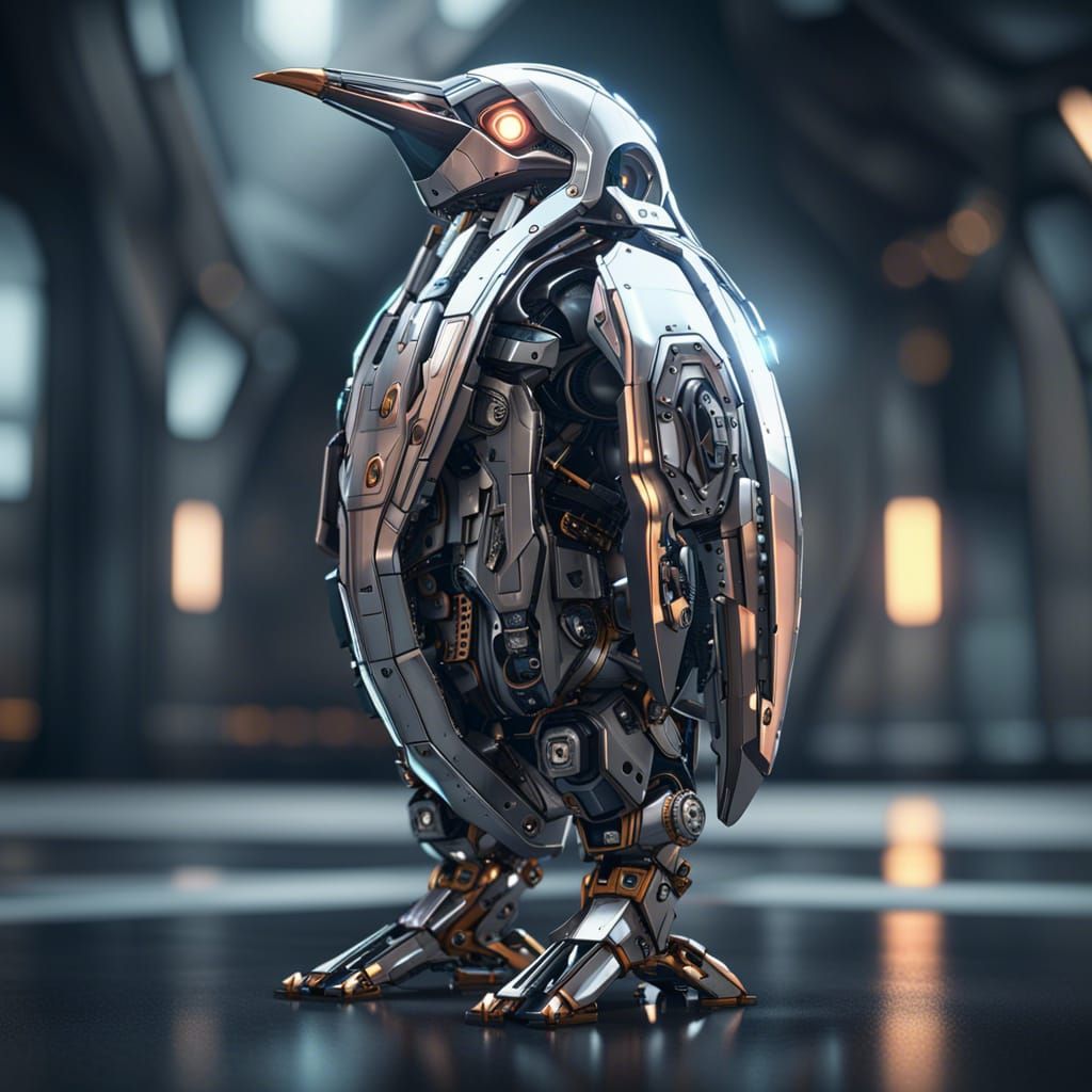 My Dream Pet a Robotic Penguin  by @AI_Penguin