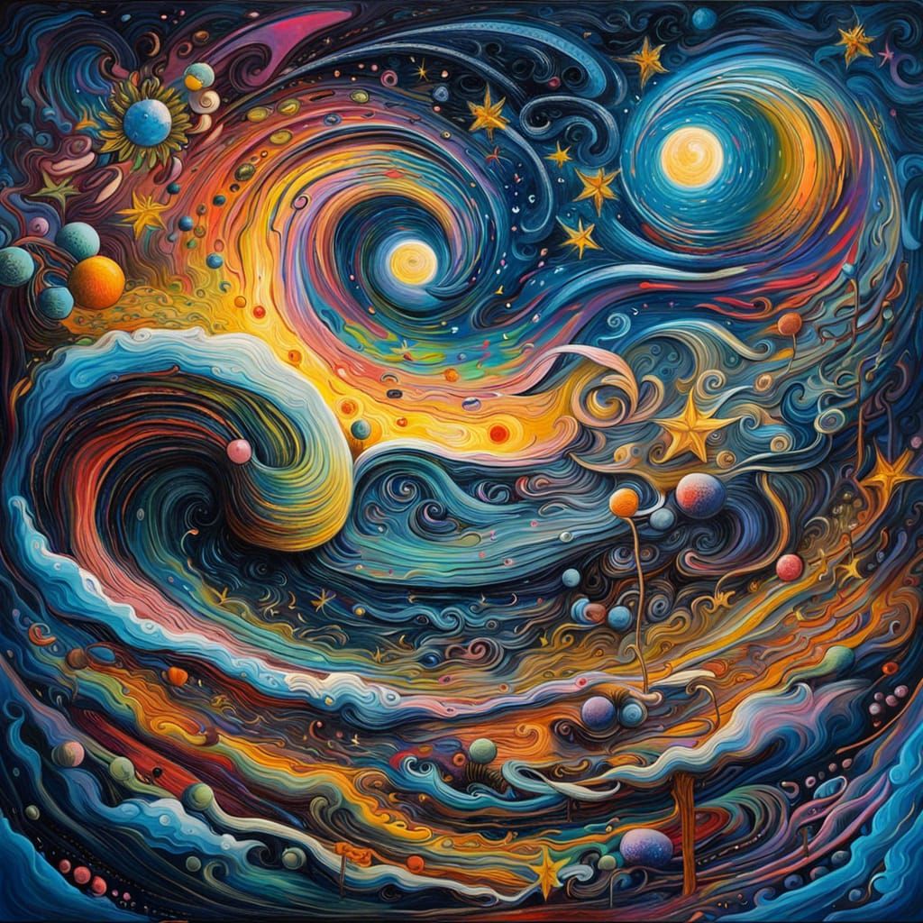 Starry Night - AI Generated Artwork - NightCafe Creator